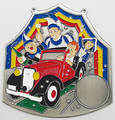 Aubart-Werbemittel-Metall-Karnevalsorden mit Plakette